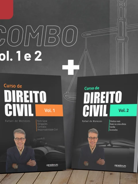 COMBO Curso de Direito Civil Vol 1 + Vol 2